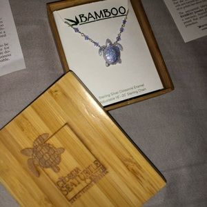 Sea turtle necklace from the Georgia ST Center